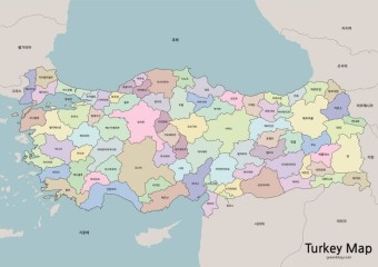 터키 지도 3가지 종류 무료 다운로드 - 2021 | 지도, 터키, 흑백