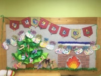 크리스마스환경/겨울/크리스마스/트리/모닥불/선물/유치원환경/어린이집환경