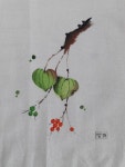천에 그린 야생화7[천아트 망개 찔레꽃 비올라] : 네이버 블로그 | 꽃그림, 패브릭 페인팅, 꽃 그리는 법