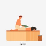 목욕 일러스트 사우나 손으로 그린 커플 그림, 커플, 사우나, 목욕 타월 PNG 일러스트 및 PSD 이미지 무료 다운로드 - Pngtree 목욕 일러스트... 