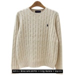 [폴로랄프로렌] 추천 - [전연령][남녀] 라파클럽 남녀공용 케이블 꽈배기 면 100% 긴팔 니트 스웨터