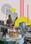 Pin de Yejin en 아트웍 | Collage de arquitectura, Obras de collage, Ilustración con personas