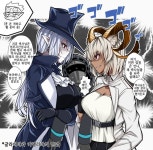 경쟁하는 글라디아와 카닐리언 - [명일방주 만화][웹코믹][짤] | History anime, Anime memes funny, Anime funny