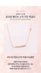 14K/18K 온리원 웨이브 스틱 각인 목걸이 Pin on veratos Necklaces