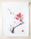 Cherry Blossom Painting/Original Chinese Watercolor Painting–Watercolor Flower Abstract art Painting | 수채화, 한국화