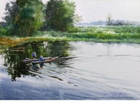 Chesda Merntook | 풍경 수채화, 수채화