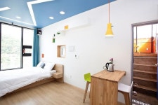 【홍천 노일강 펜션】 강, 바람, 몬드리안을 닮은 펜션 : 네이버 포스트(이미지 포함) | 집 꾸미기, 로프트 침대, 디자인