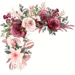 Temu｜1pc Art Wall Sticker, Elegant Peony Flower Pattern Self... Sala De Estar, Porche, D… - 2024 | 분홍모란, 꽃, 모란