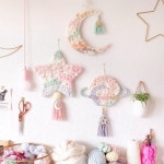 Pin by 정희정 on 마크라메 | Weaving wall hanging, Woven wall hanging, Weaving