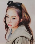 윤영주 on Instagram: “[ 색연필화 ] #블랙핑크 #제니 수수해서 학생같네 귀연제니~♡♡♡ 서울은평구응암동입니다 톡cong0203... 