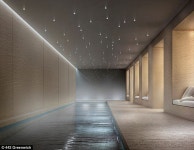 Above, the buildings lap pool, which is shared with the residents | 온천