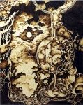 Woodburning Art (Pyrography) by Snowdeer | 나무 태우기, 우드 버닝 아트, 우드버닝