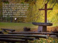 야외예배당에 있는 박덕기님의 핀