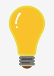노란색 느낌표 간단한 전구 일러스트, 전구 그림, 노란 전구, 느낌표 PNG 일러스트 및 PSD 이미지 무료 다운로드 - Pngtree