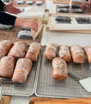 만드신빵 한가득 가져가시는 모습이 너무 뿌듯한 날!! 모두 감사합니다!! . . . . . . #치아바타수업 #11월원데이클래스 #앙버터치아바타... 