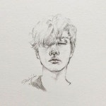 drawingbijou model boy sketch doodle pencil shinjin art draw drawing 스케치 드로잉 illustration 인물화 남자 소년 man 낙서 연필그... 