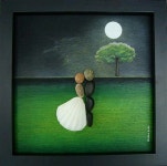 Pin by 정혜운 on 조개작품 | Pebble art, Pebble art family, Stone art