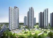 Apartment house l A birds eye view l Perspective l Mster plan l Rendering Architecture | 외관 디자인, 건축, 아파트