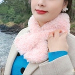 Muffler | 뜨개질, 여우털, 코바늘