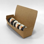 쉐프팩 크라프트 긴 한줄 김밥 도시락, 50개 Chef Pack Craft Long One-Line Kimbap Lunch Box, 50 Pieces