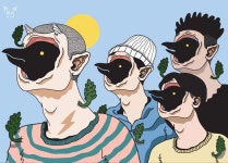 hyukoh- 큰새 기억의 기억을 훑어야 해 꽉 잡은 밤하늘을 돌봐야 해 늘 검은 천장으로 여겼더니 달은 열심히 떠올라 보름달을 보여주네... 