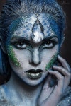 This is my inspiration for my makeup. My element is water and the colour that represents my character is blue. I want her to lo... 