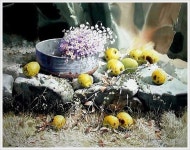 신종식 화백의 색 맑은 수채화 그림 | Watercolor flowers, Master watercolor, Beautiful paintings