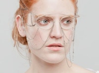 Eyeglasses. Facepiece by Noémie Doge | 다이아몬드, 패션 스타일, 패션