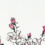 #문인화 #먹그림✍🏼 #목련 #수묵화 #사군자 #동양화 #그림 #inkpainting #flowerpainting #ar… | 꽃그림, Magnolia, 동양화