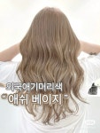 외국애기머리색 애쉬베이지