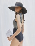 [W CONCEPT] [VALLO DE NERA벨로디네라]Diana Knit Swimsuit Black | Knitted swimsuit, Swimsuits, One piece