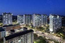 Hwaseong Hyangnam 2 District Booyoung Apartment 화성향남2지구 사랑으로 부영아파트 in 2023 | Skyscraper, Architecture, Marina... 