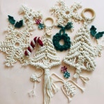 🎄크리스마스소품만들기One dayworkshops. 🎄수강생모집 anytime... #마크라메트리#마크라메소품#광주위빙#광주마크라메... 