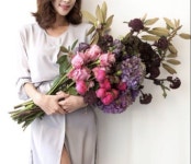 Fresh natural big size handtied bouquet floral arrangement 대형 꽃다발 핸드타이드 어렌지 프렌치 스타일