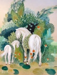 Лошади에 있는 mariya님의 핀 | 말 그림, 민화, 그림