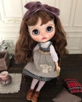 Snowy🌺 My Christmas girl (adopted) #suedolls #suedollscustom #suedollsreroots #alpacareroot #blytheoftheday #blythe #blytheneo... 