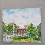 애플당당스튜디오입니다 on Instagram: #초록이들 초록이들이 넘좋다 풍경에도 초록이가 들어가면 더 싱싱해^^ | 그림 그리기, 수채화 강좌... 