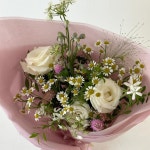 Pin page 마트리카리아 촬영부케 🌼 귀여운 멍멍이랑 촬영하신다구 주문주셨어요🧡🧡 ▫️문의 및 예약 kakao빈느플라워 ▫️부산 전지역... 