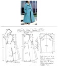 Pin de 이미영 em 패턴 | Casacos compridos, Roupas, Costura passo a passo