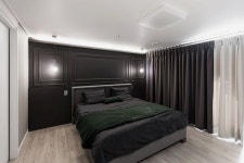 아파트인테리어,익산더샵,블랙인테리어,무채색인테리어,침실인테리어,웨인스코팅 | 인테리어, 침실 인테리어 디자인, 블랙 인테리어