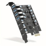 7ports 5Gbps USB 3.2 Gen1 USBC USBA PCIE Card Hub USB 3.0 PCI Express Board PCI-E USB3.0 Adapter Temu｜Usb 3.0 연장 카드, 7 포트... 