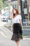 Marion punching skirt teuim SK-ST | koreanfashiontrends | 패션