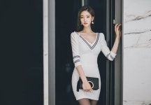 Jung Yun (정윤) huge batch of sets | Fashion, Long sleeve dress, Bodycon dress