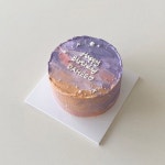 주문케이크 / 우리들의 시간, 아워아워스 on Instagram: 그라데이션에 조금더 텍스처를 내주었어요✨ | Mini cakes birthday, Cake... 