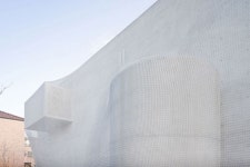 *국제아트센터를 감싸는 화이트 메탈 패브릭 [ SO-IL ] kukje art center