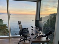 Pin by 윤득 엄 on pc in 2023 | Home office setup, Home office layouts, Architecture model house