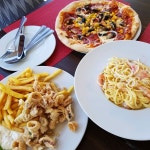 호스트가 추천해준 숙소앞 식당 맛난데^^ | 식당