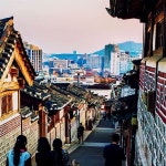 Bukchon Hanok Village (북촌한옥마을) Seoul South Korea, is a residential area north of central Seoul between Gyeongbokgung and... 