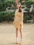 [NOT YOUR ROSE낫유어로즈][EXCLUSIVE]Off-shoulder frill dress (PP, YL) - 2020 | 드레스, 패션 의상, 패션 스타일