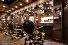 로얄 바버샵 인테리어 디자인｜ROYAL BARBER SHOP interior design - AON - 2021 | 인테리어, 인테리어 디자인, 디자인